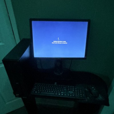 Dell Tower Desktop Computer Windows 10 Black with Monitor Keyboard Mouse