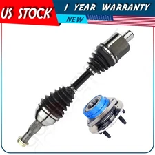 Front Left Side Wheel Hub Bearing & CV Axle Shaft For Chevy Impala Buick Century