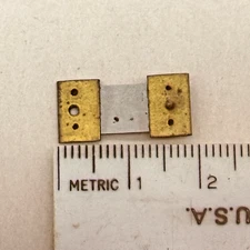 NOS CLOCK SUSPENSION SPRING #509, 9mm / 19mm, Hole to Pin 14 mm