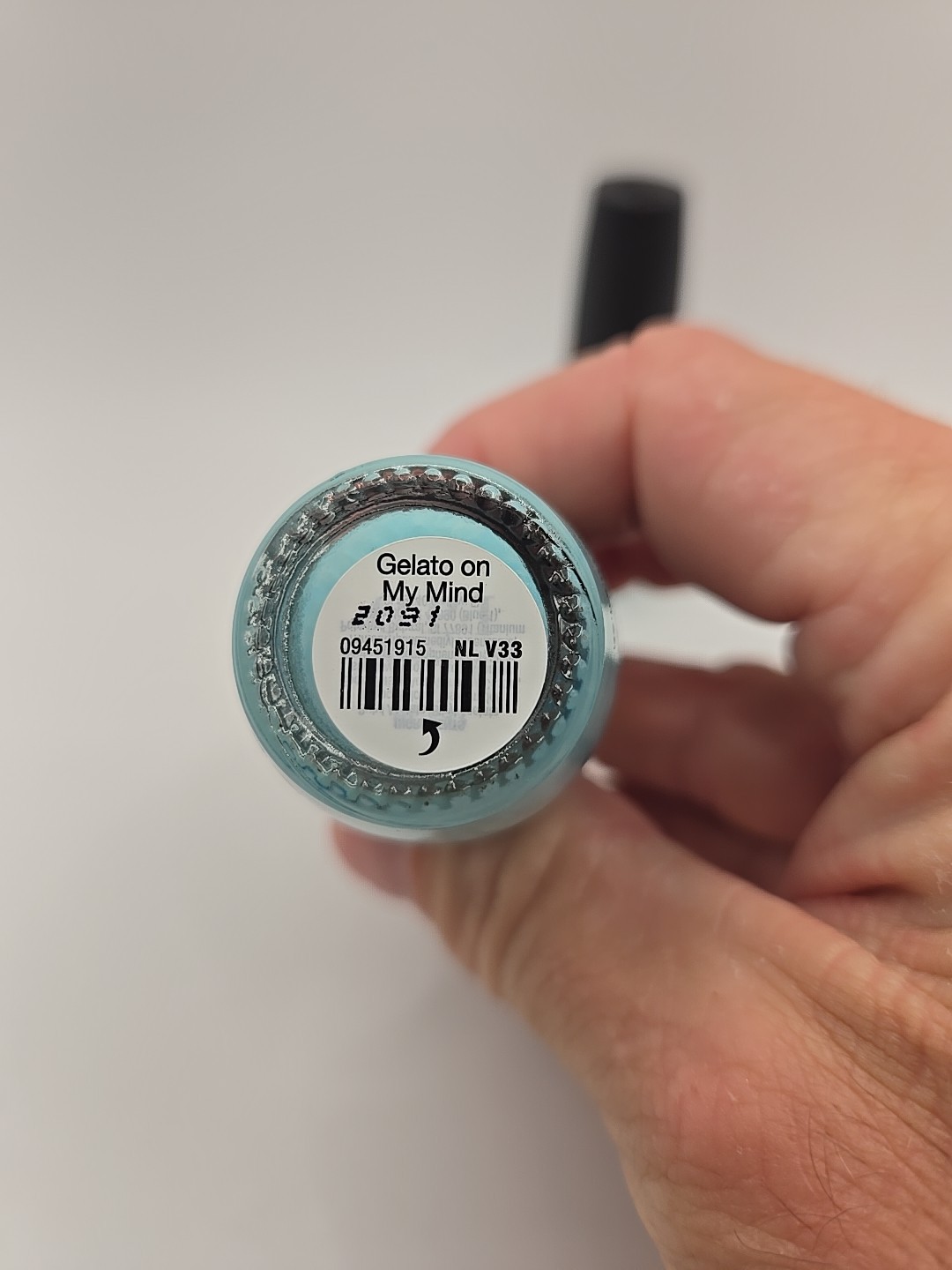 2 X O.P.I. Nail Lacquer # NL V33 Gelato On My Mind (Light Blue) F