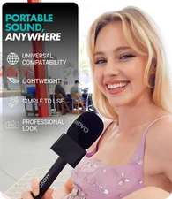 WMX-HMF2 Wireless Microphone Handle Mic Flag Handheld Grip DJI Rode GO II Holder