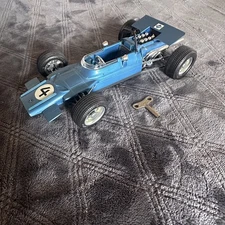Vintage Schuco Matra Ford Formula 1 Race Car Model 1074 Blue Works W/Key