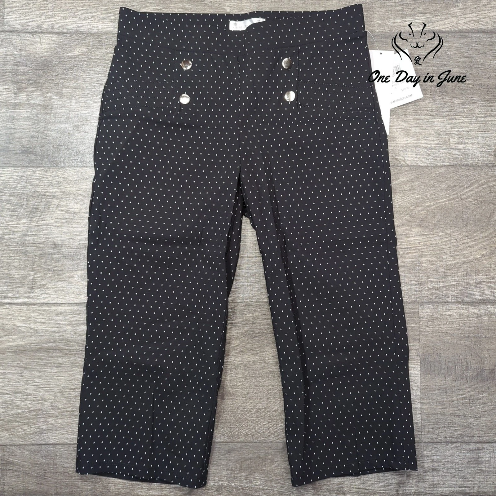 89th & Madison Comfort Waist Capri Pants Size S