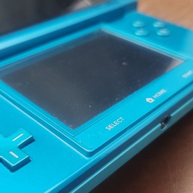 Nintendo 3DS Handheld System (CIB) - Aqua Blue NO Stylus, With Mario Party Game