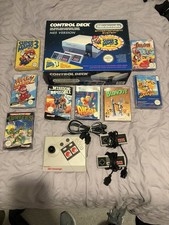 NES Console Boxed With Games Nice Bundle