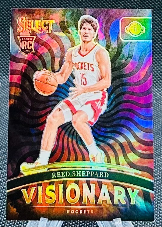 2024-25 Panini Select Visionary Prizm Case Hit SP SSP Reed Sheppard Rc Rockets