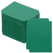 100 Pcs Index Card Dividers Football Trading Card Storage Dividers, Dark Green
