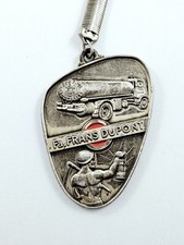 Portachiavi - Raro Fa. Frans Dupont - Mazout Carbone Kortrijk Coutrai Metallo -