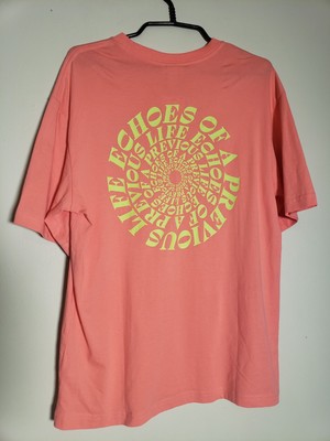 H&M Relaxed Fit Graphic T-shirt 100% Cotton Echoes Of A Previous Life Size Small