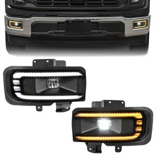 Full LED DRL & Fog Light Kits For 2024-2026 Ford F-150 STX XL XLT Front Lamps