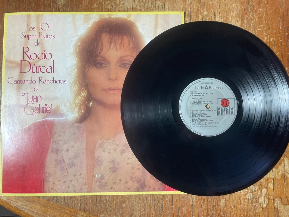 Rocío Dúrcal – Rocío Dúrcal Cantando Rancheras de Juan Gabriel LP 1984 VG - Image 2 of 4