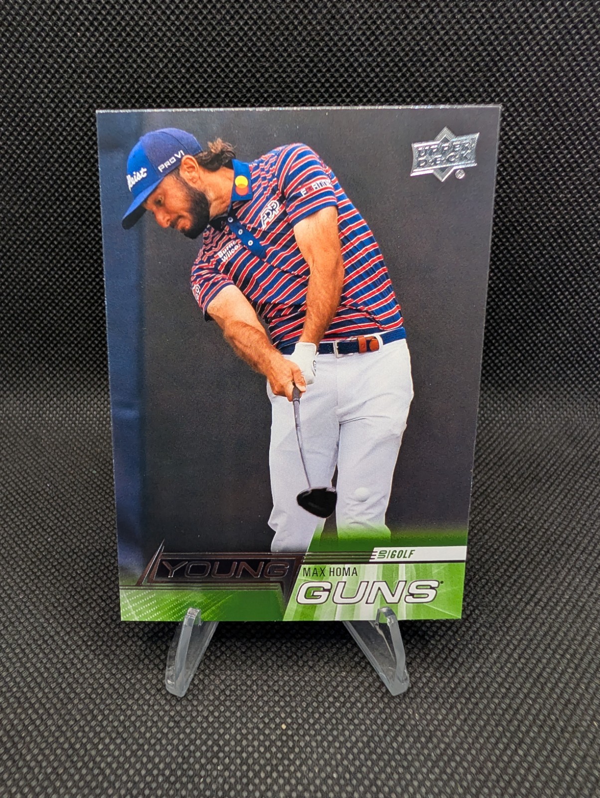 Max Homa 2024 Upper Deck Golf Young Guns Rookie (RC) PGA Tour #148
