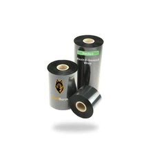 96 Rolls Wolfbarco 4.33" x 1476' (110mm x 450m) Black Standard Wax Thermal Tr...