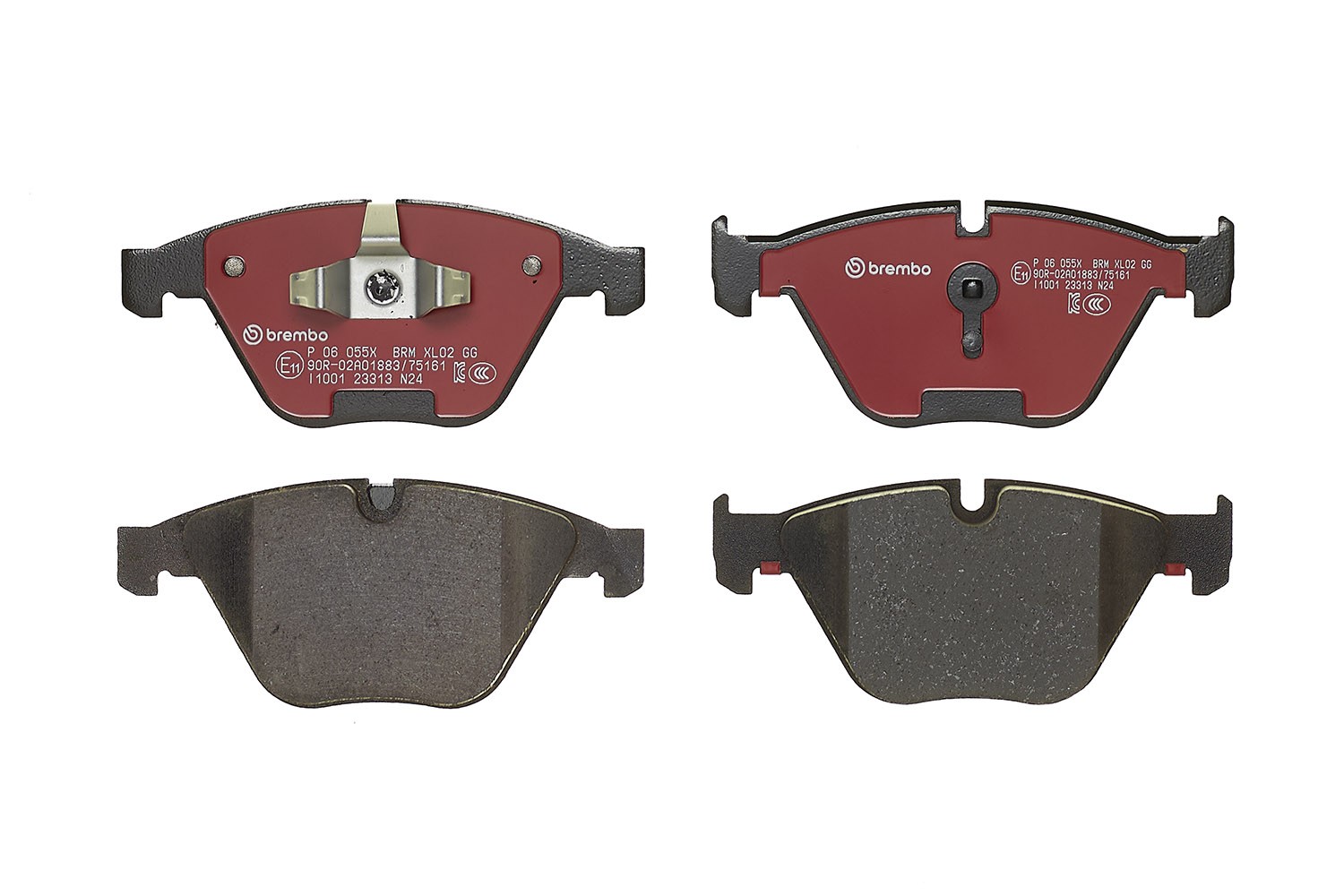 Für BREMBO KLOCKI SZCZEKI CYLINDERKI P 06 055X BRAKE PADS FRONT XTRA - Bild 5