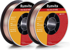 Mig Welding Wire - ER70S-6 .030"(0.8 Mm)- 10 Pound Spool - Mild Steel MIG Solid 