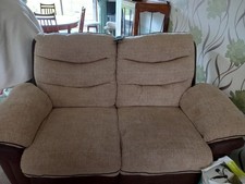 Three-Piece Suite with storage pouffe arnchairs are electric recliners