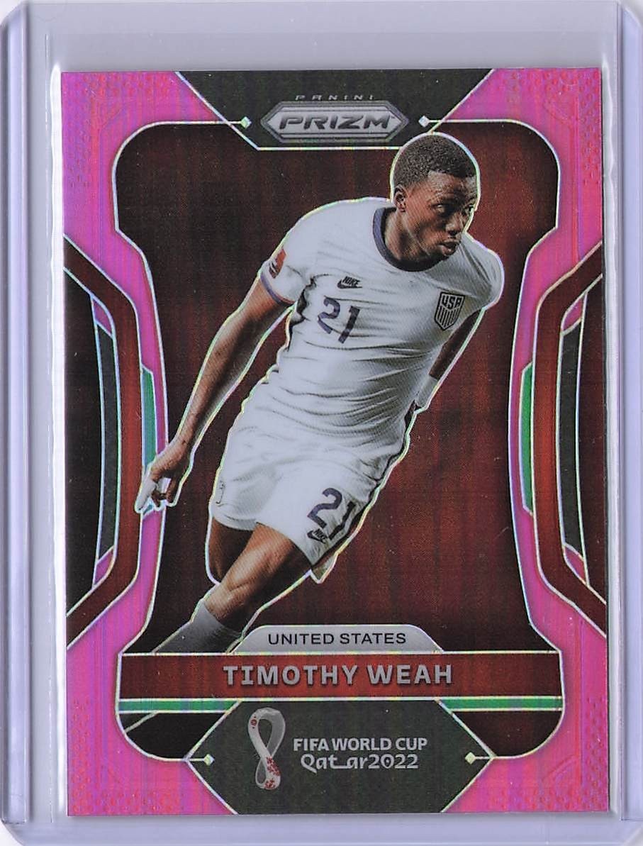 2022 Panini Prizm World Cup Qatar - Timothy Weah #207 Pink Prizm