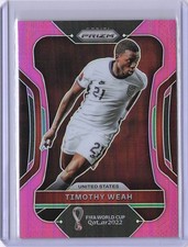 2022 Panini Prizm World Cup Qatar - Timothy Weah #207 Pink Prizm