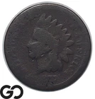 1877 Indian Head Cent Penny, RARE Low Mintage Key Date