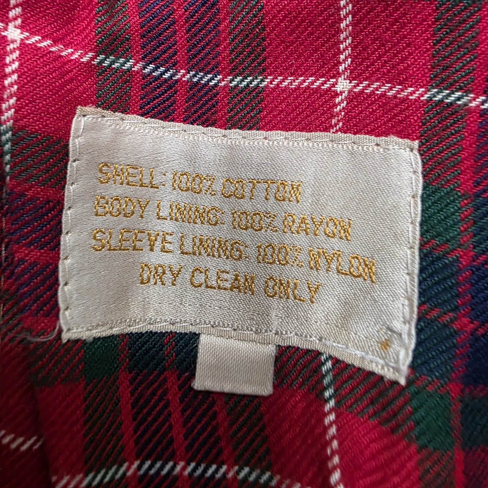 Vintage Baracuta G9 Van Heusen Harrington Corduroy Jacket 1970’s Plaid L 44 Rare - product detail image 10