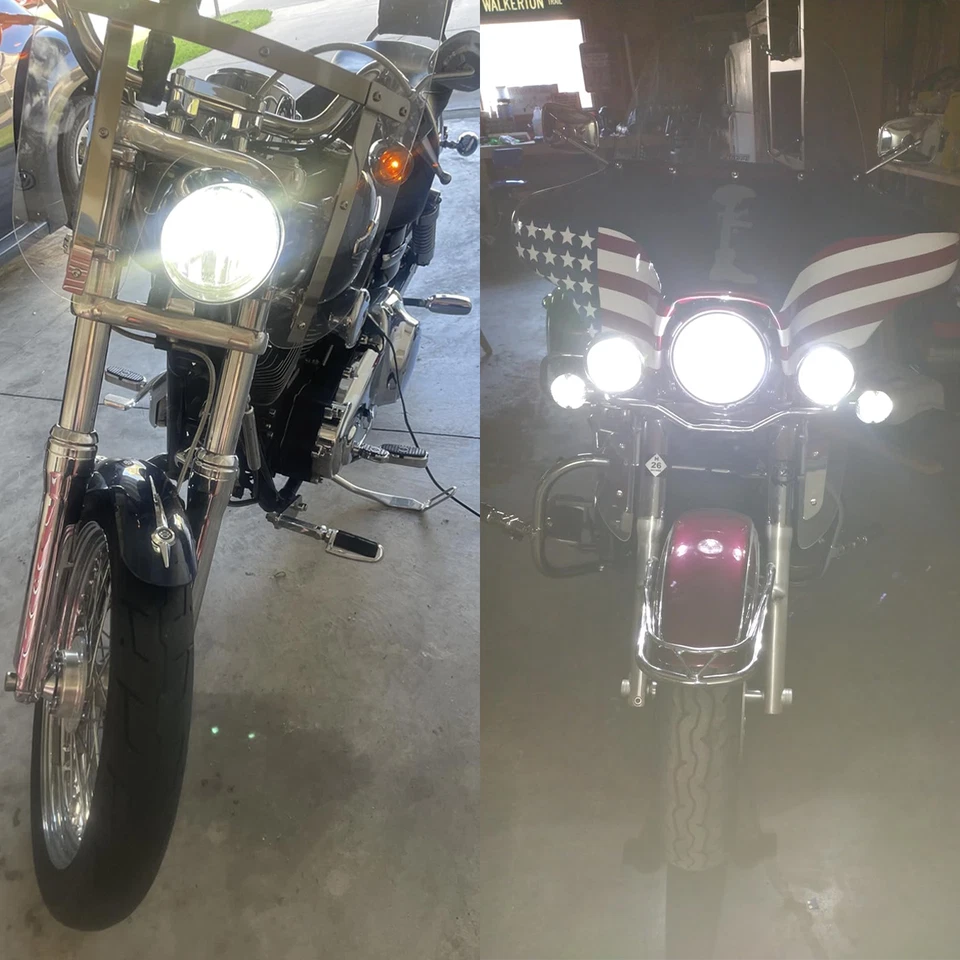 2X Kit de luces altas bajas H7 para BMW S1000R 2014-2019 faros LED Foto 4 de 4