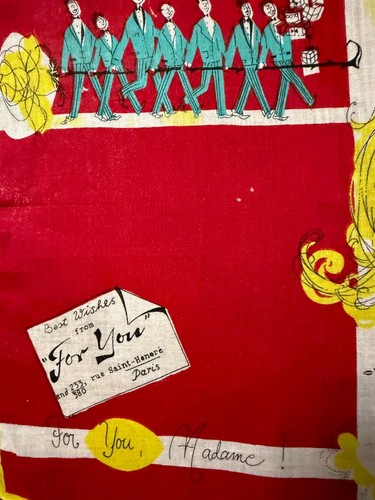 NOSFor You, Madame französischer Lippenstift Taschentuch Mid Century Frau Männer mit Geschenken - Bild 3 von 5