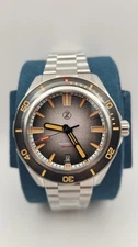 New Never Worn Zelos Swordfish 40mm COAL 200m Diver  