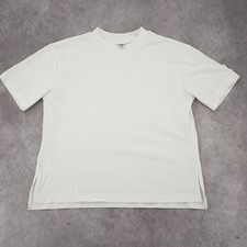 Uniqlo XS White Boxy Fit Cotton T-Shirt Minimalist Casual Everyday Basic Tee