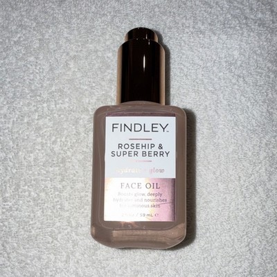 Findley Rosehip & Super Berry Face Oil 2 fl oz / 59 mL Moisturizer Hydrates Glow