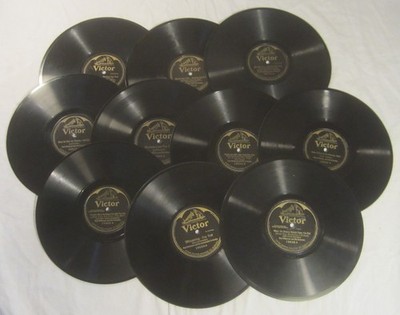 Ten PAUL WHITEMAN 78's -- My Mammy, ROSY CHEEKS, Oriental Fox Trot, WHISPERING
