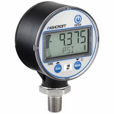 Ashcroft Dg2551l0nam02l30 V-Xcylm Industrial Pressure Gauge, 2 1/2 In Dial,