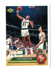 1992-93 Upper Deck McDonald's Basketball #P25 Alvin Robertson Milwaukee Bucks