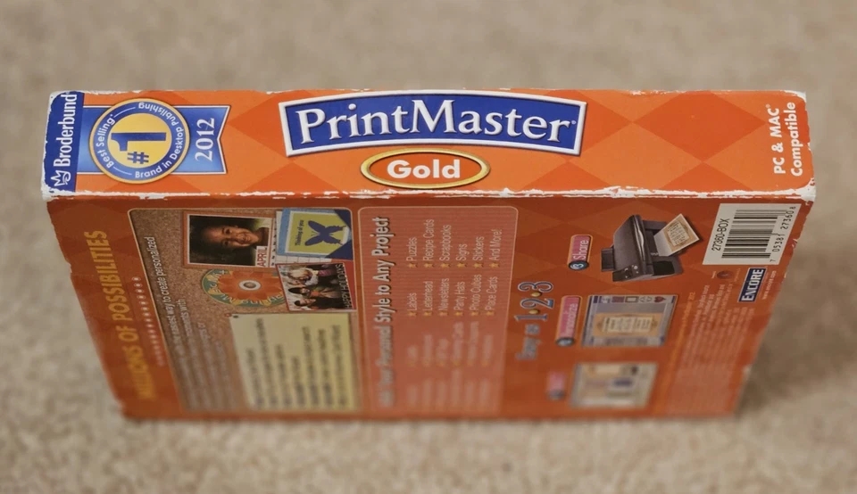 PrintMaster Gold 2012  1800 Templates & 87,000 Images Windows XP / Vista / 7 - Image 4 of 4
