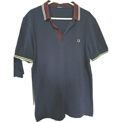 Fred Perry Poloshirt M Neu Ungetragen Blau 