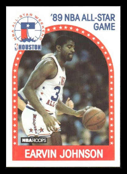 1989-90 Hoops #166 Earvin Johnson Los Angeles Lakers