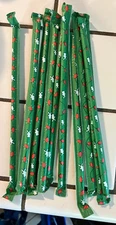 DUTCH BROS STRAWS 2025 CHRISTMAS SET OF 10 GREEN STRAWS