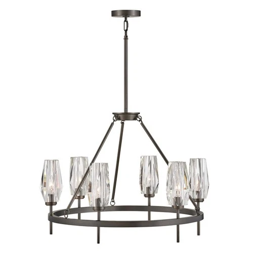Hinkley Lighting - Ana - 6 Light Medium Chandelier in Modern-Glam Style - 30 - Picture 1 of 4