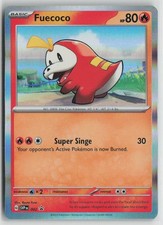 Fuecoco 002 Holo Promo Scarlet & Violet Promo Pokemon Heavily Played