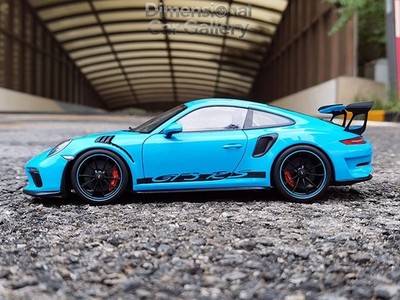 GT Autos 1/18 Scale Porsche 911 GT3 RS Blue Diecast Car Model Toy Gift