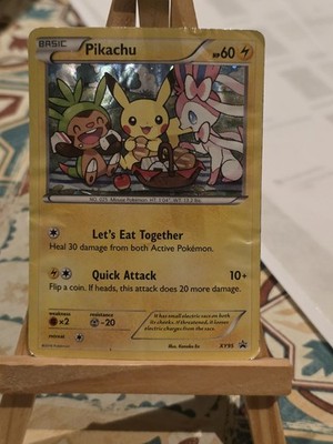 Pokemon TCG Pikachu XY95 Black Star Promo Holo Poor - Siehe Fotos 