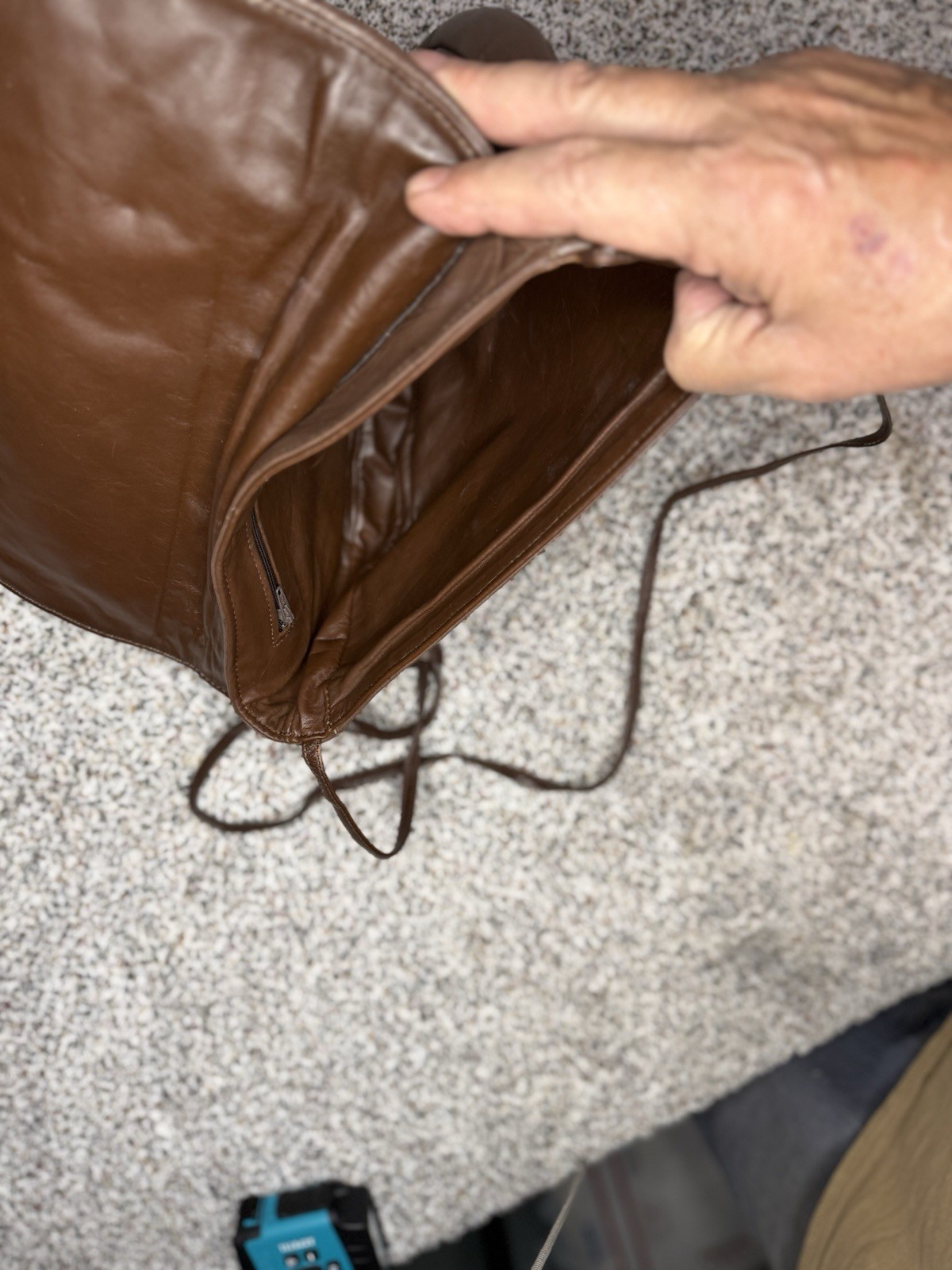 Leather Patchwork Crossbody Shoulder Bag Reptile … - image 2