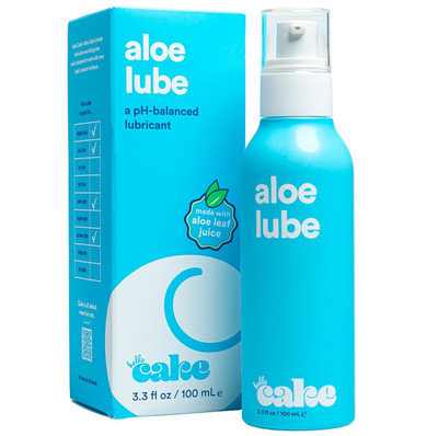 Hello Cake Aloe-Based Lube - Hypoallergenic, pH-Balanced Personal Lubricant   Hy