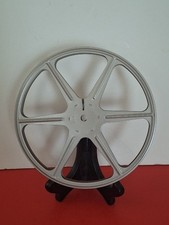 Scherer standard 8mm 400 ft 7 inch metal film reel and unbranded canister