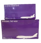 Hasegawa Blank Models: Boeing 747-400 and L-1011 Tristar Scale 1:200, New Sealed