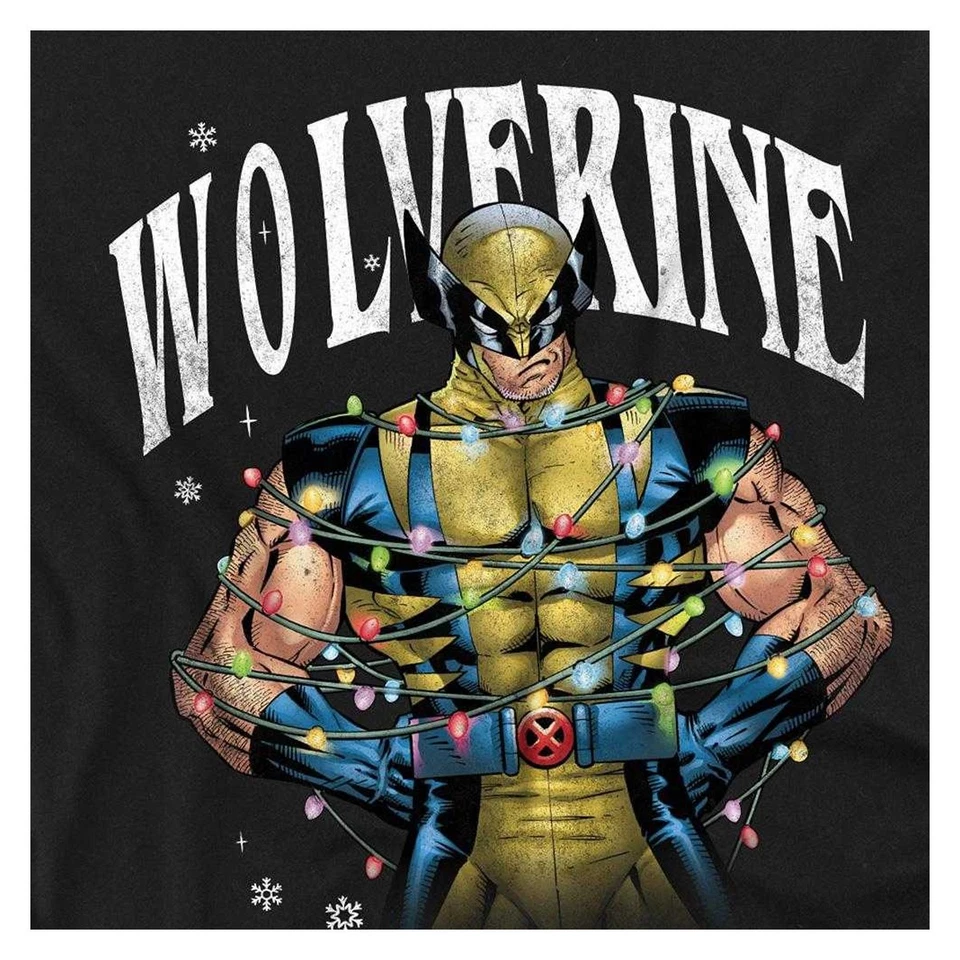 Wolverine Camiseta Merry Xmas Bub! de Manga Larga para Adultos Unisex (TV26373) - Imagen 3 de 4