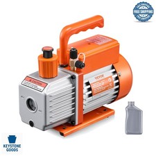 4 CFM HVAC Rotary Vane Vacuum Pump for R134a, R22, R410a – Auto & HVAC Mainte...