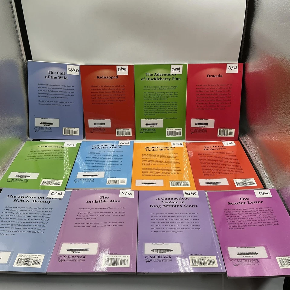 Saddleback Illustrated Classics Educational Graphic Novel Lot 19 Books Softcover - Image 2 of 4