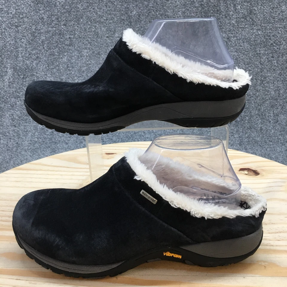 Dansko Mule Mujer 40 Negro Parson Puntera Redonda Sin Cordones Piel Sintética Gamuza Informal Foto 4 de 4