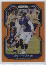 2020 Panini Prizm Orange Prizm 6/249 Justin Tucker #44 2u3
