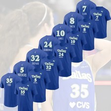 Dallas Wings 2026 Rebel Edition Name & Numb: Bueckers, Fudd, Ogunbowale, Shepard